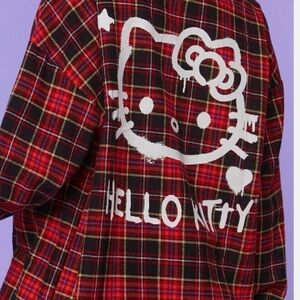 Hello Kitty Plaid Top
